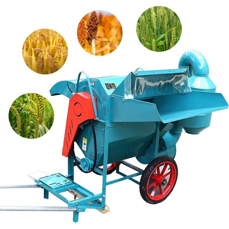 New style heavy duty soybean thresher decortiqueur small mini grain sorghum rice thresher for soybean