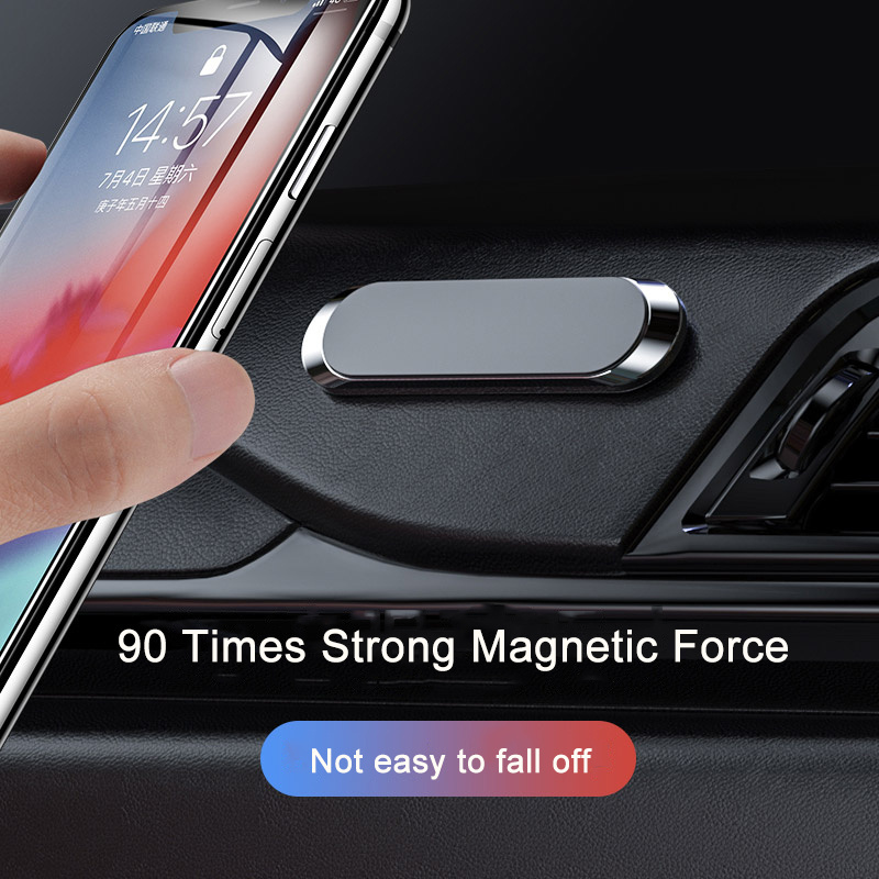 hot selling Dashboard Magnetic Car Phone Holder Sticky Adhesive Never Fall bar phone stand universal alloy phone bracket