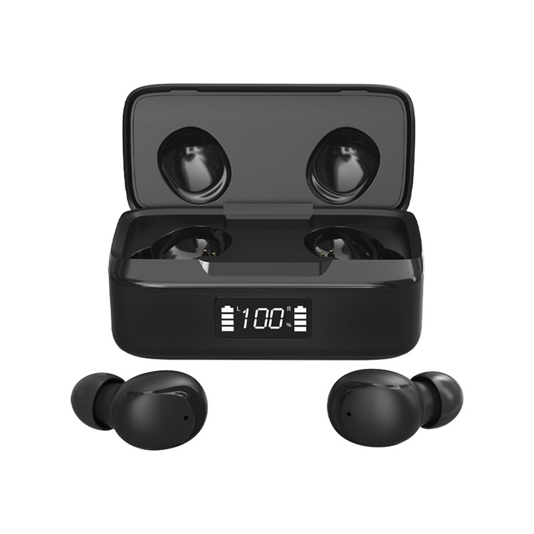 skj private model OEM headphone auto pairing headset waterproof earphone CE RoHS wireless earbuds