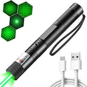 Long Range Green Laser Pointer 303 High Power Tactical Flashlight for Outdoor Hunting Camping and Hiking