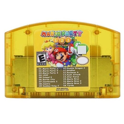 N64 Vide Game Cartridge 18 In 1 Game Card For Nintendo