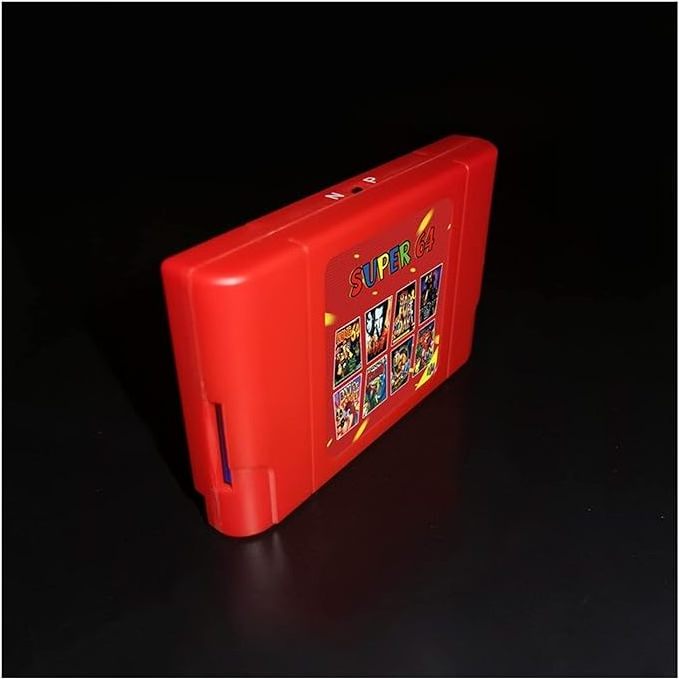 New Super 64 Retro 340 in 1 Game Cartridge for N64 Video Game Console