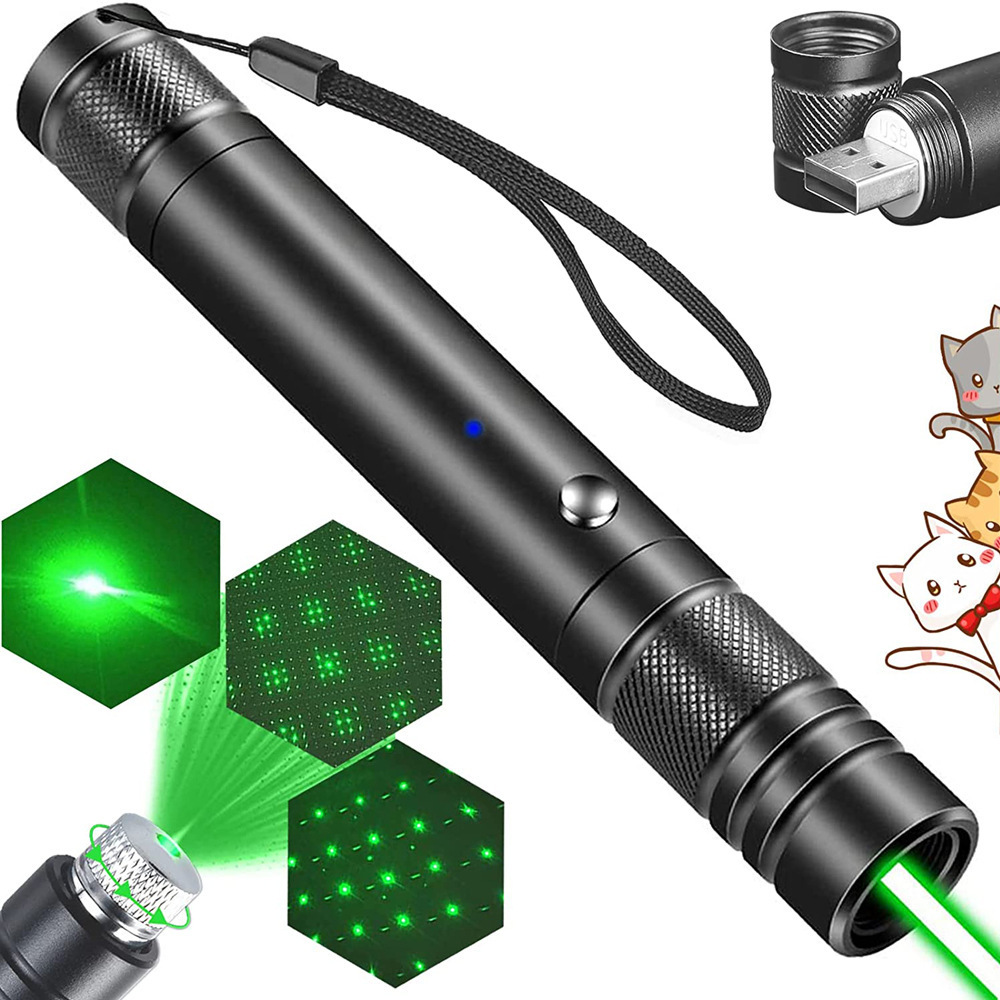 5000Mile 532nm Green Laser Pointer Star Visible Beam Light Lazer Pen