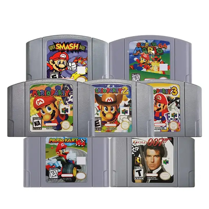 Popular N64 Mario Kart Game Card Mario Party 1 Game Cartridge Game Card