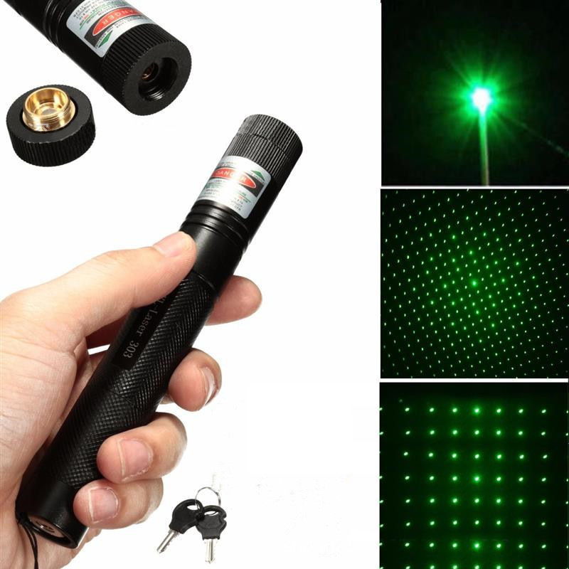 Top quality Usb charge Laser pointer Pen 303 led torch flashlight with Blue Red Green light