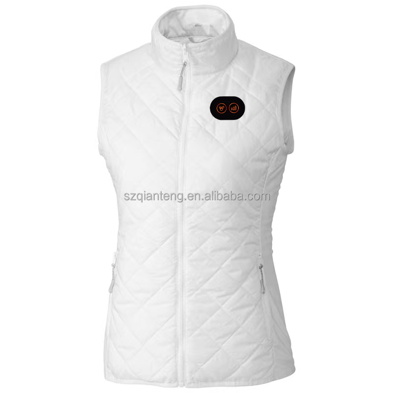 Thermal Lightweight Motorcycle Heated Hunting Riding Back Massage Winter Sleeveless USB Charging Heating Jackets  Vests Woman