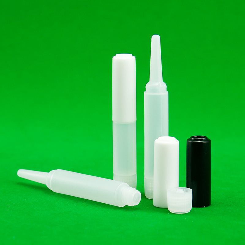 1ml HDPE Plastic Squeeze Glue Dropper Bottle with Flip Top Screw Cap Small Capacity for Paint and Chemical Packaging