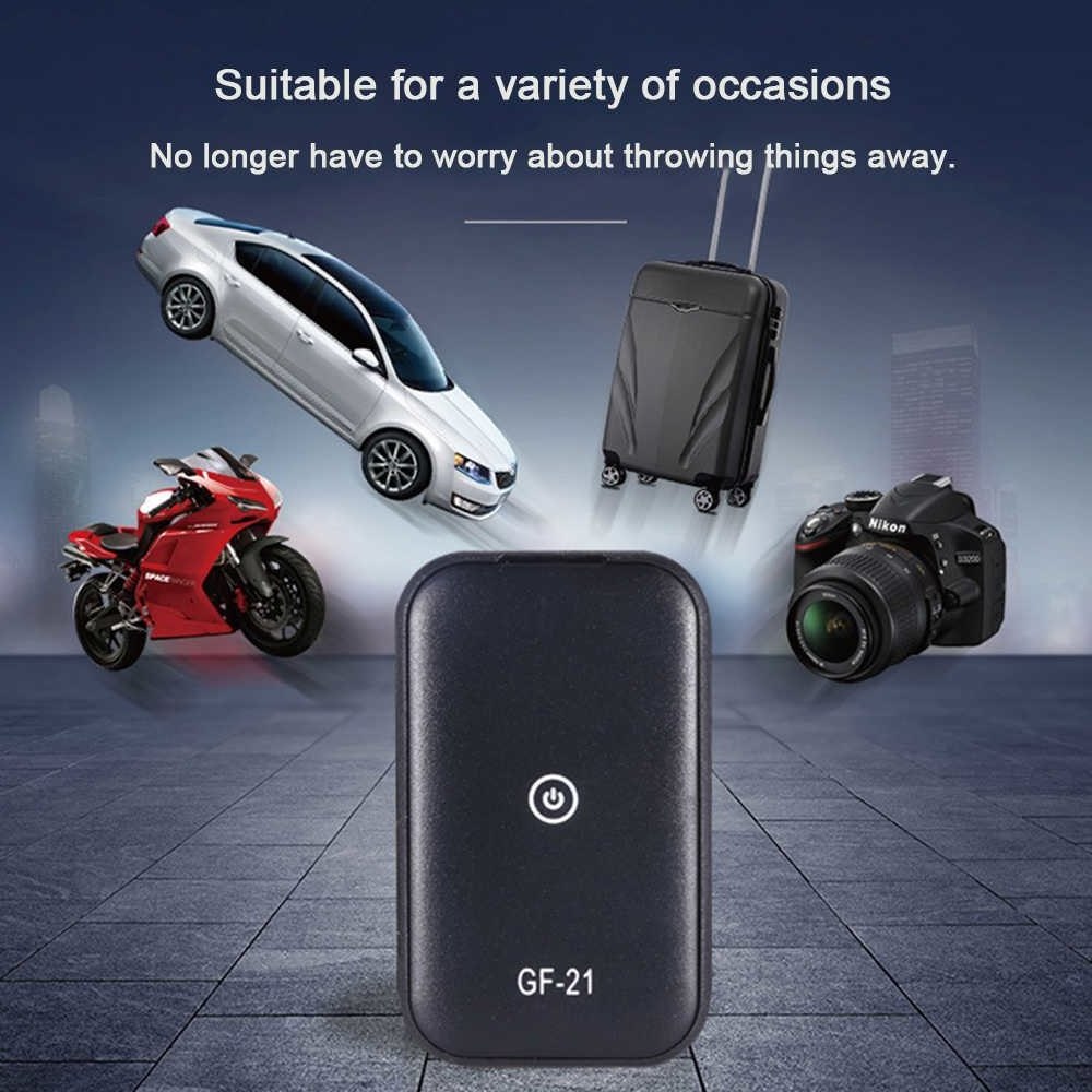 Gf21 Mini Gps Real Time Car Tracker Anti-lost Device Voice Control Recording Locator Tracking Device Wifi+lbs+gps