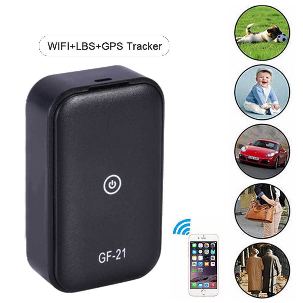 Gf21 Mini Gps Real Time Car Tracker Anti-lost Device Voice Control Recording Locator Tracking Device Wifi+lbs+gps