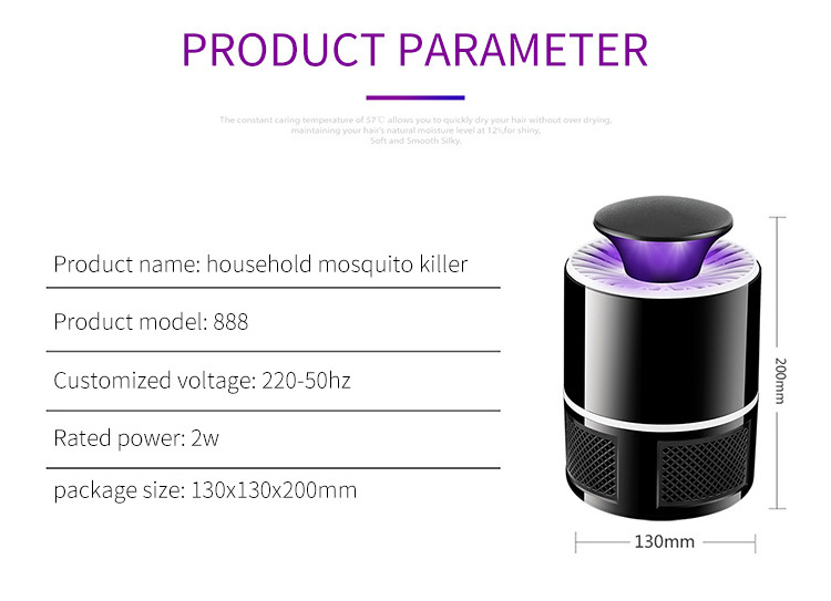 2022 Pest control Mosquito Killing Trap Lamp Mosquitoes Repellent USB Electric Mosquito Killer Lamps