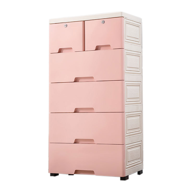 Good Quality PP Baby Colorful Baby Plastic Drawer Storage Cabinet For Clothes