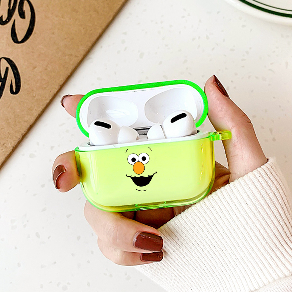 Cartoon Smiley face dog cat expression TPU case for airpods pro 1 2 3