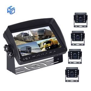 360 All Around View Truck Forklift Solution AHD Backup Camera System HD Bird View Monitoring System