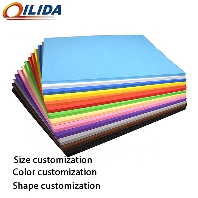 Qilida Flexible Polyurethane Foam Eva 15Mm Color Foam Closed Cell Polyethylene Bule Bulk Foam Sheets