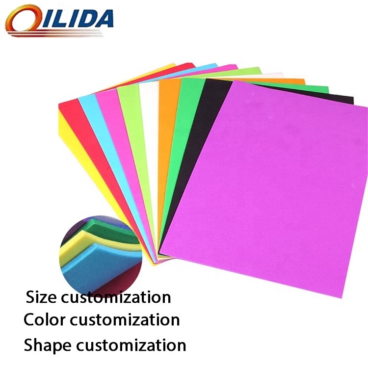 Qilida Colorful A4 Eva Foam Sheet Thick/ Craft Eva Foam for Kids Diy