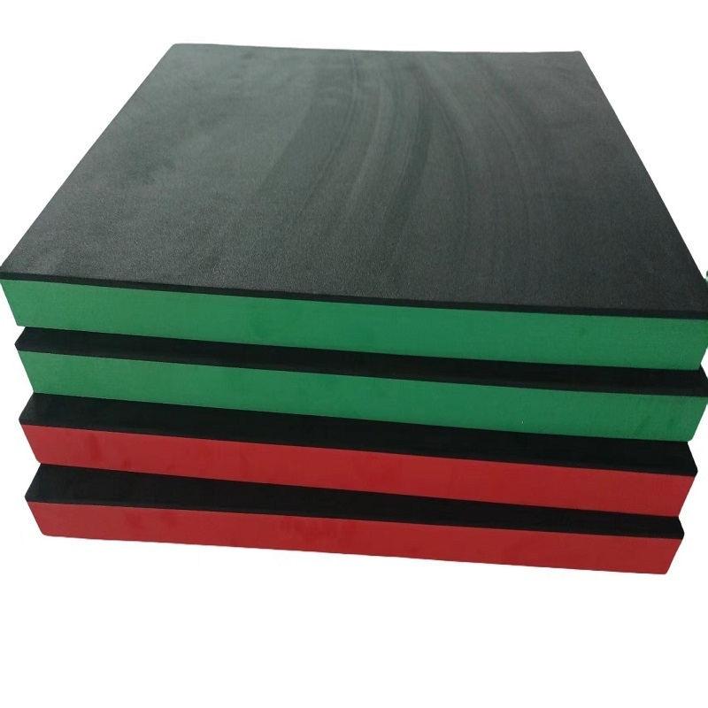 Factory wholesale 2 colors eva foam wrapping sheet 2 layers of eva foam sheet paper in different colors