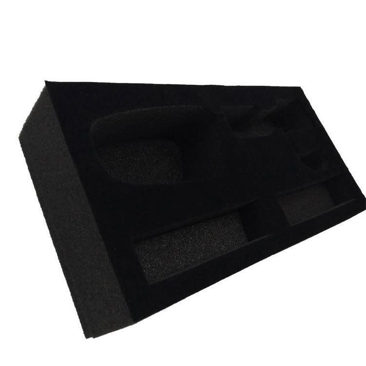 custom PU sponge  foam insert with velvet  for  luxury Gift box