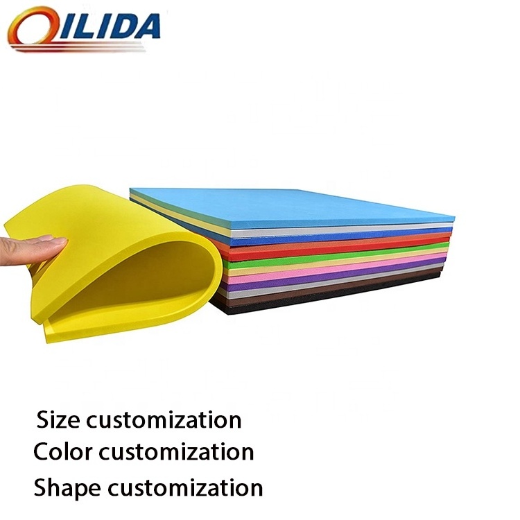 Qilida Flexible Polyurethane Foam Eva 15Mm Color Foam Closed Cell Polyethylene Bule Bulk Foam Sheets