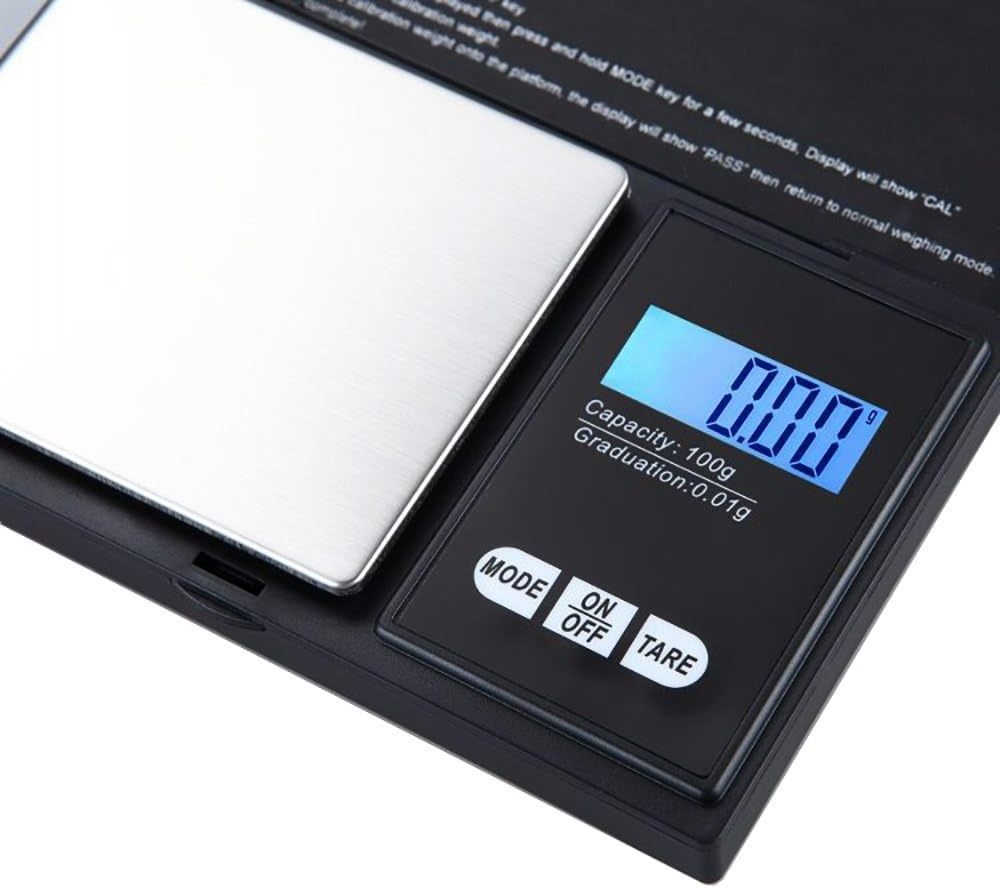 High  Professional Mini Scales 0.01 x 500g Digital Pocket Scale Balance Jewelry Weighing Scale