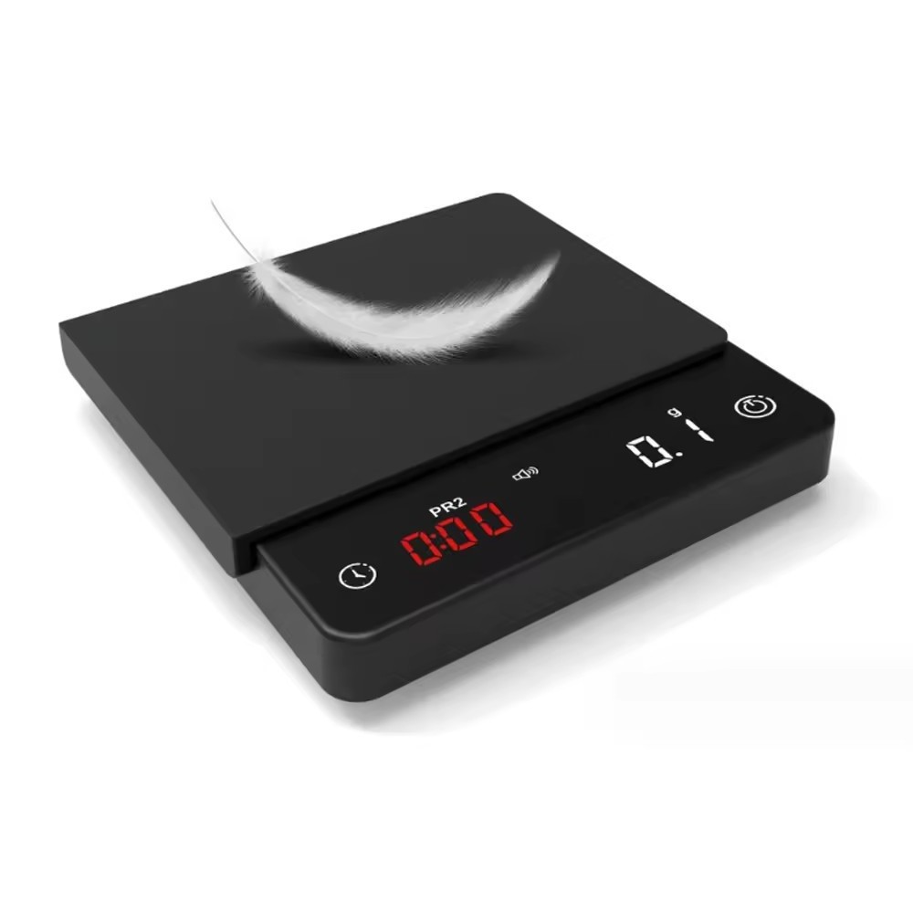 Pocket Scale Mini Coffee Scale Electronic Charging Smart Weight With Led Display And Auto Kitchen Scale Timer