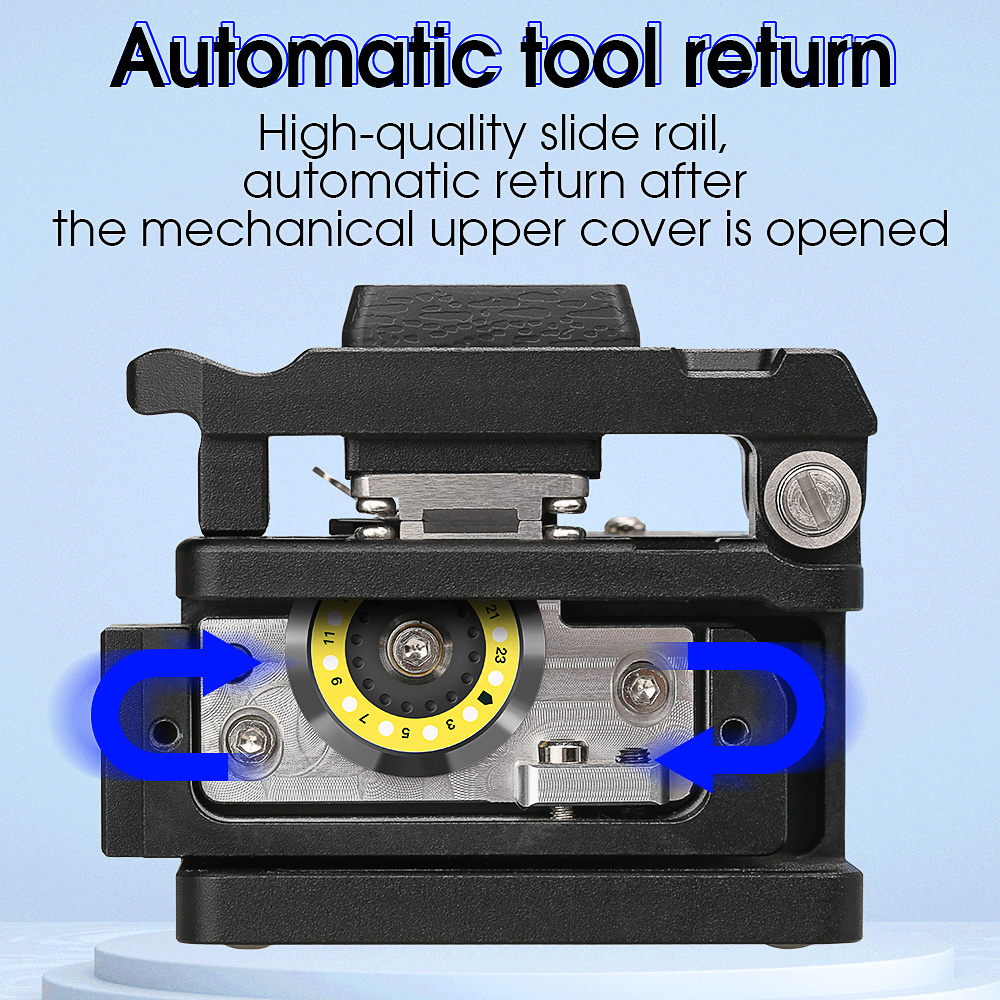 FTTH Fiber Optic Knife Tools Cutter Fiber Cleaver 24 Surface Blade Fiber Cleavers AUA-X2 Cable Cutting Knife AUA-X2 black
