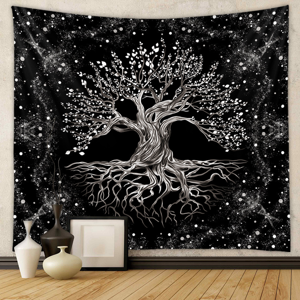 Skull Cartoon Tapestry The Kissing Lovers Custom Made Tapestry Black Tarot Human Skeleton Tapestry for Room