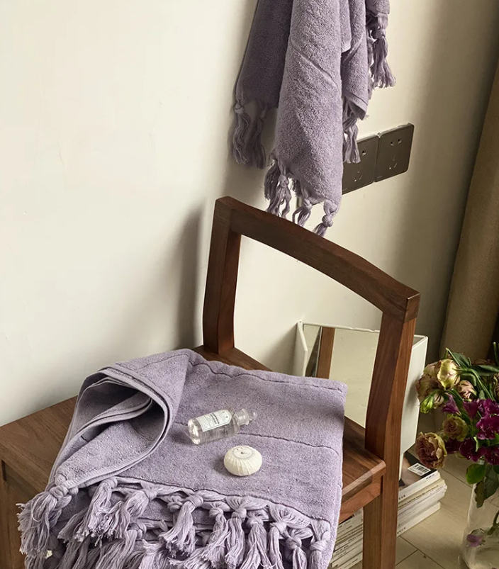 QK Turkish Towel Peshtemal 100% Cotton Oversized  Hotel Balfour Towels Turkish Sand Free Turkish Hammam Quick Drying Towel