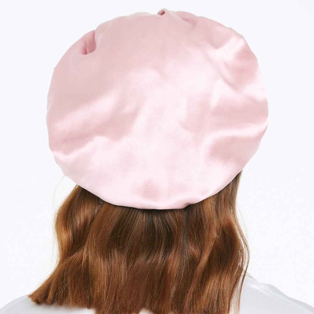 Silk Hair Bonnet 6A 100% Mulberry Silk Designer Bonnets Women Silk Sleeping Adjustable Bonnets With Tie