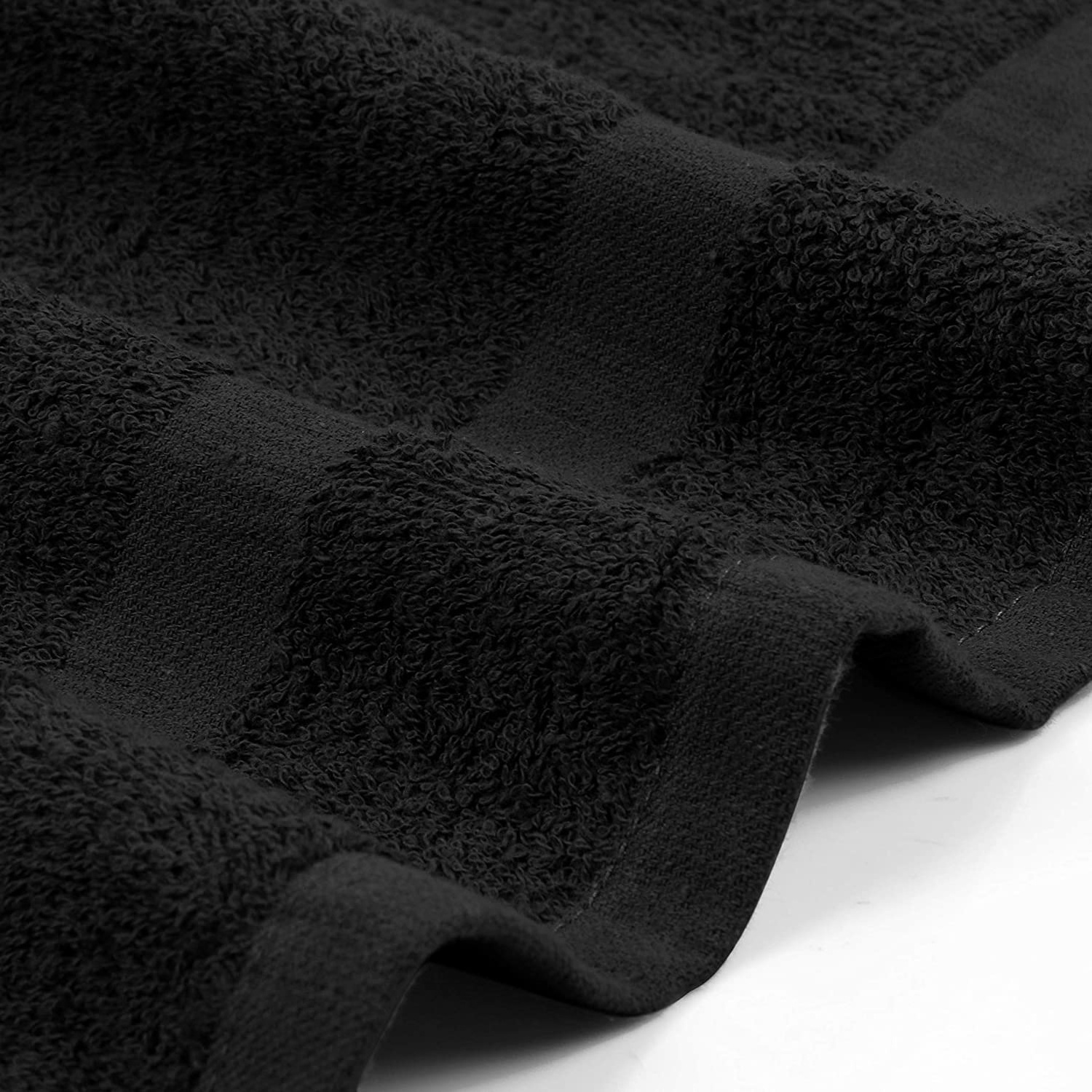 Highly Absorbent Towels Hand Gym Beauty Hair Spa Home Hair Care 100% Cotton Thick White Grey Black Towels Salon Towels