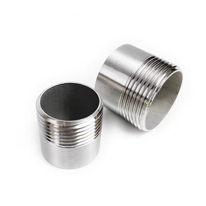 304 Stainless Steel Single Head Outer Thread Welding Pipe Connector Accessories