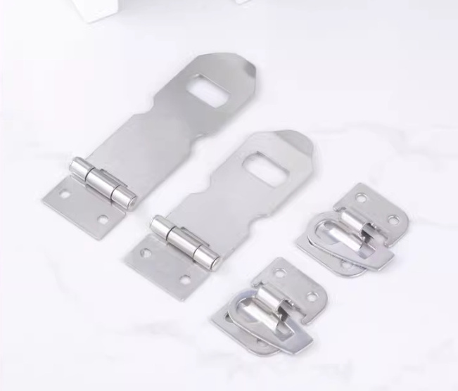 High Quality Stainless Steel 316 Folding Hasp And Staple Marine Boat Accessories Door Locked Buckle With Latch Marine Fastener