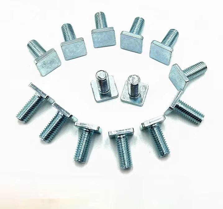 Carbon Steel Square Head Screw T Screw Square Bolt Slide Bolt from Shenzhen