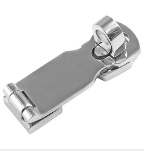 High Quality Stainless Steel 316 Folding Hasp And Staple Marine Boat Accessories Door Locked Buckle With Latch Marine Fastener