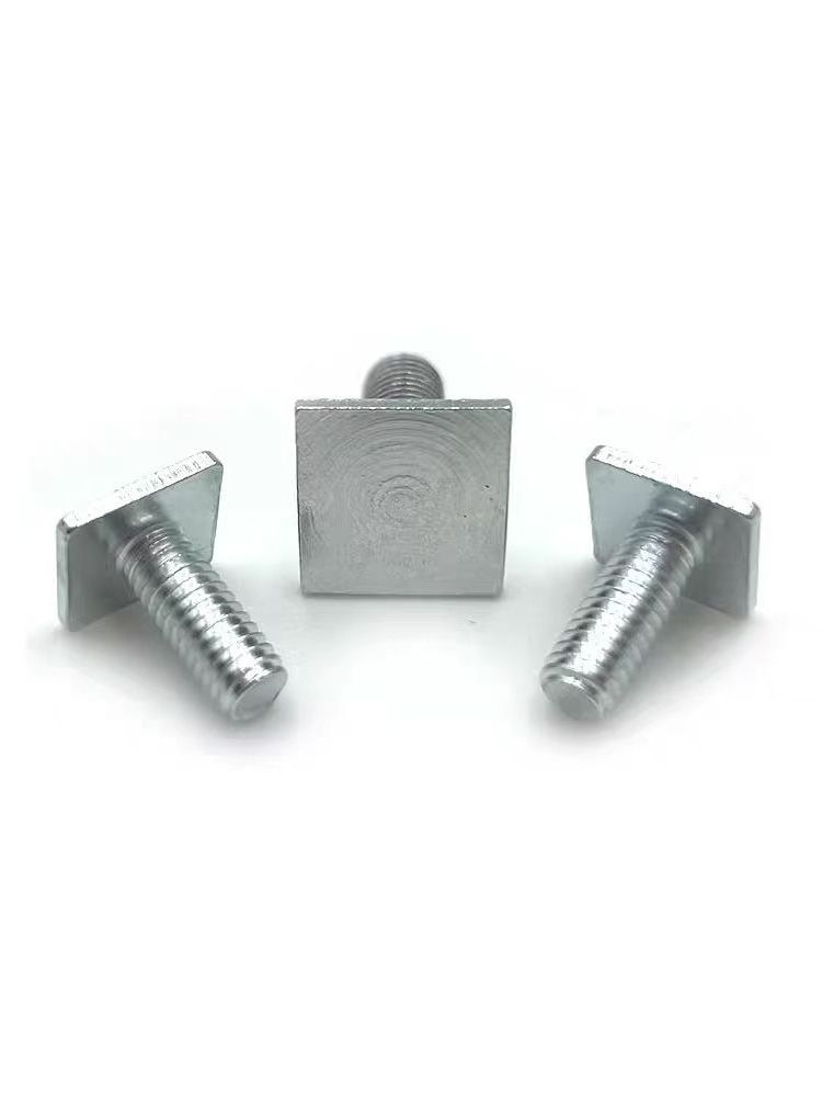 Carbon Steel Square Head Screw T Screw Square Bolt Slide Bolt from Shenzhen