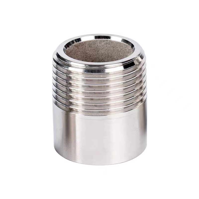 304 Stainless Steel Single Head Outer Thread Welding Pipe Connector Accessories