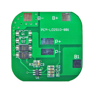 2s2p 10A BMS for 7.2V 7.4V 26650/18650 Li-ion/Lithium/Li-Polymer 6V 6.4V LiFePO4 Battery Pack Size L34.5*W34.5*T4mm