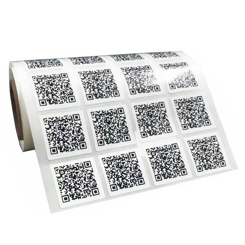 Custom Printed Create QR Code Label Data Code Supermarket Jewelry Free Expiry Date Scanner Module Barcode Sticker Label