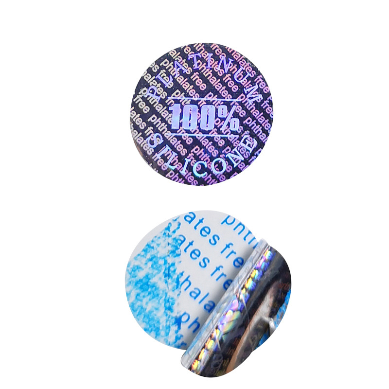 Custom Hologram Printing Mobile Phone Flash Led Stock 3D 4D 7D Display Warranty VOID Laser Holographic Label Sticker