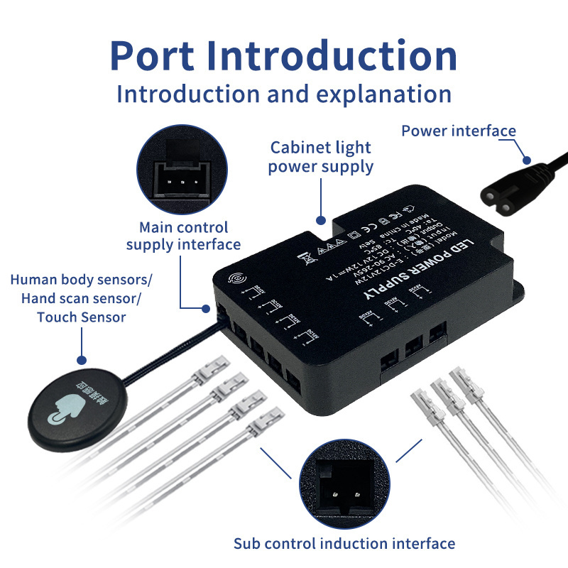 Hot Selling High Voltage LED Strip Dimmer Dali Power Supply with Manual Switch Lighting and Circuitry Design Solutions