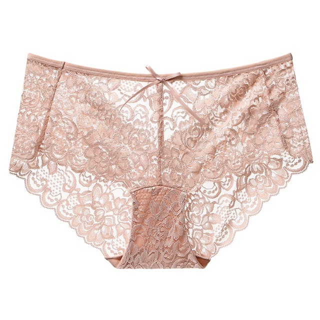 Hot Young Teen Girls Wearing In Lace Custom Women's Transparent Underwear Panties Thongs