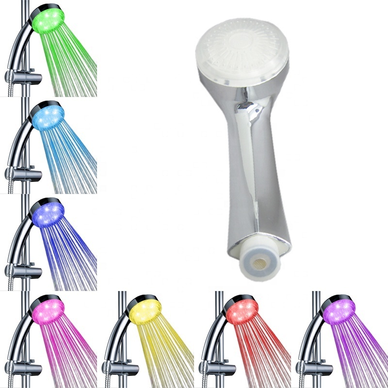 LD8008-A19 Single red color Light Color five star shower head