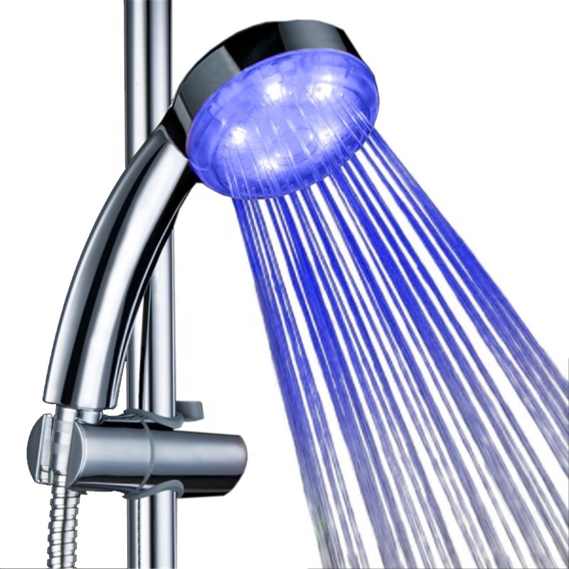 LD8008-A19 Single red color Light Color five star shower head