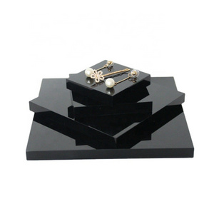 Acrylic Perspex Clear Block Riser stand Jewelry display stand cubes  for Bracelet / earing / perfume bottle