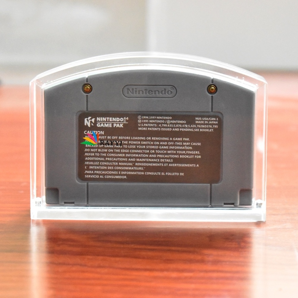 RAY YI Factory direct sales New Design Nintendo 64 (N64) Cartridge Acrylic Video Game Case Protector