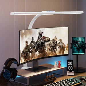 40W Architect gooseneck LED Desk Lamp 31.5" Wide Office Light Large Bright 2400lm Dimming for Workbench Studio Monitor Computer