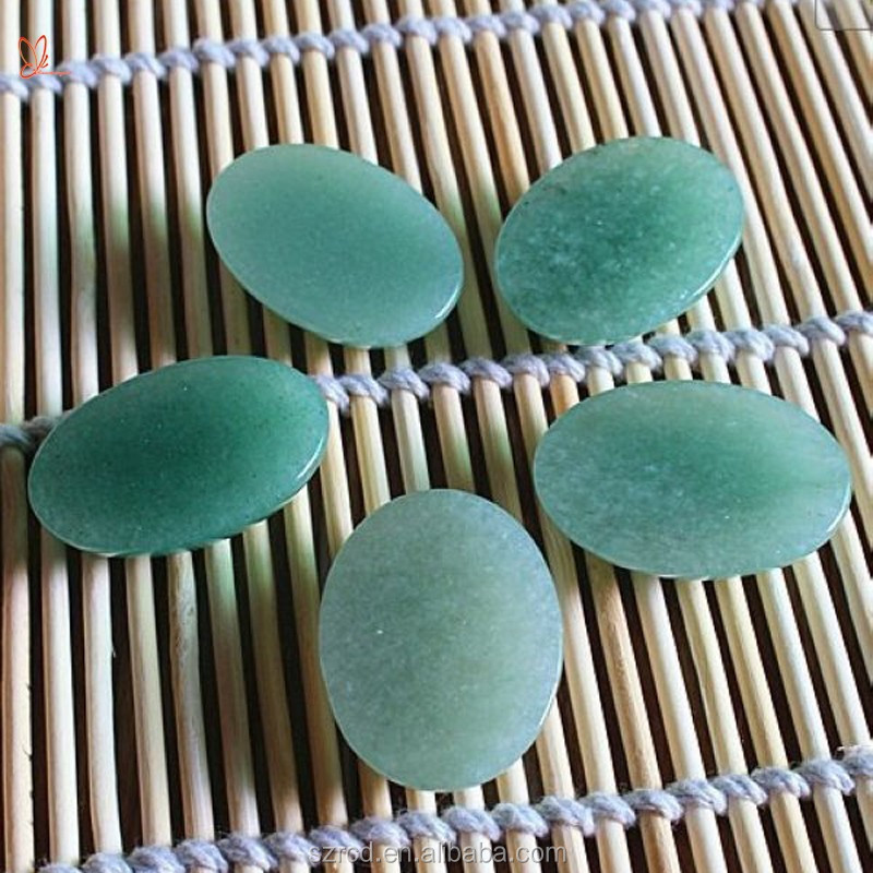 gemstone green aventurine oval cabochon for jewelry making