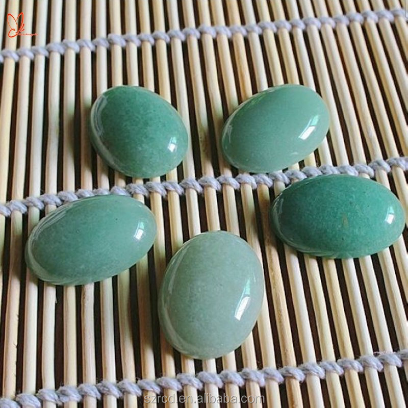 gemstone green aventurine oval cabochon for jewelry making