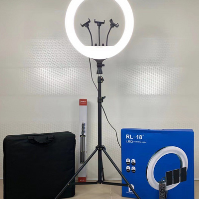 14 inch  three light model  Desktop Ring Fill Light LED Selfie make up Ring live Light with Desktop Stand Cellphone Tripod