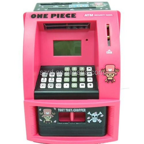 Novelty Coin Bank For Kids/Atm Piggy Bank/Atm Bank Toy For Children