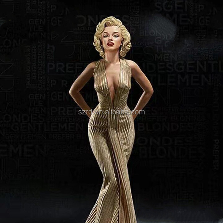 Custom made famous actress figurine beautiful male figurines